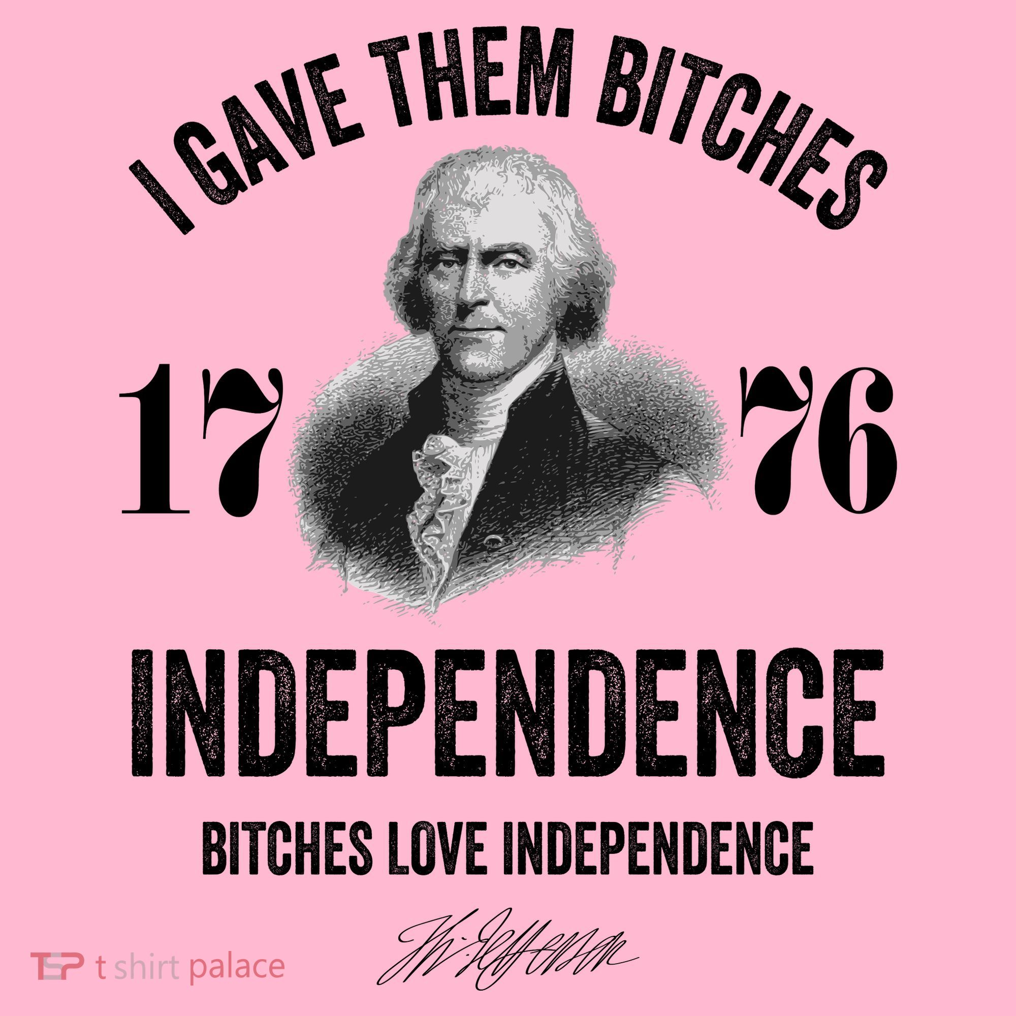 I Gave Them Bitches 1776 Independence Funny Bitches Love Independence Coaster