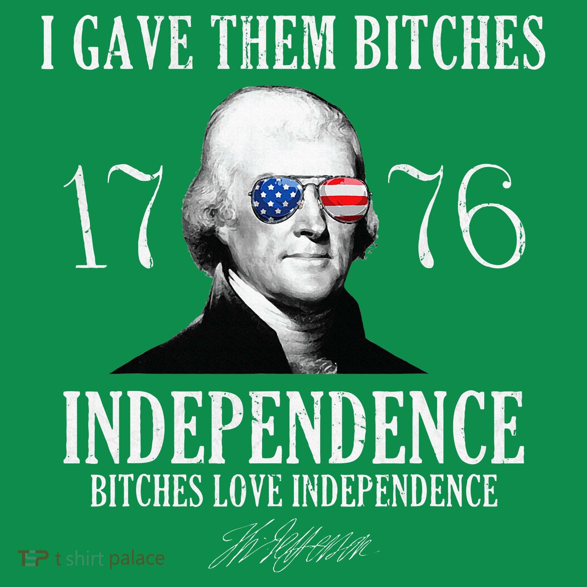 I Gave Them Bitches 1776 Independence Love Ornament