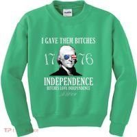 I Gave Them Bitches 1776 Independence Love Kids Sweatshirt thumb 0