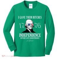I Gave Them Bitches 1776 Independence Love Kids Long Sleeve Shirt thumb 0