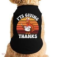 ItS Giving Thanks Nurse Thanksgiving Funny Turkey Nurse Doggie Tank thumb 0