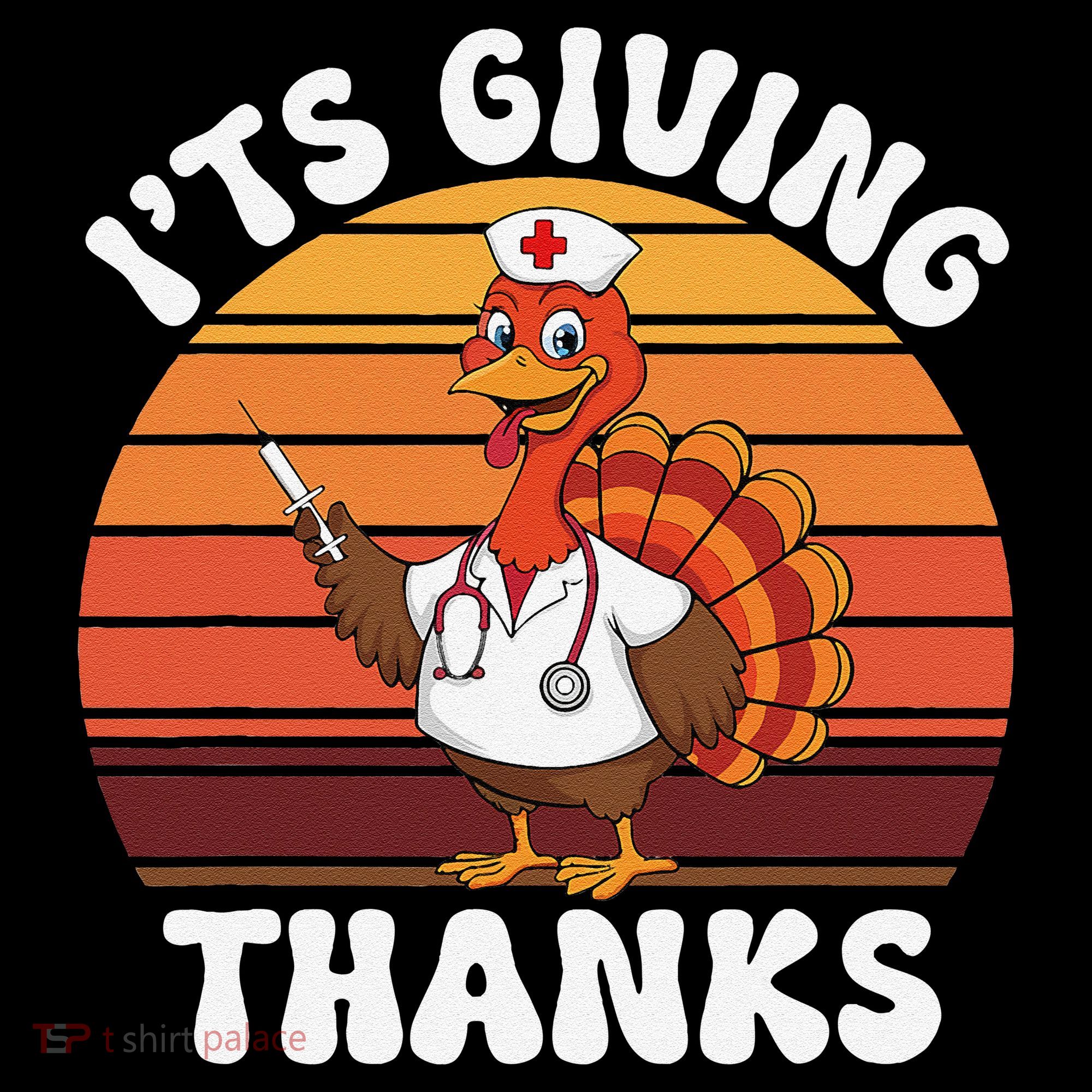 ItS Giving Thanks Nurse Thanksgiving Funny Turkey Nurse Coffee Mug