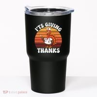 ItS Giving Thanks Nurse Thanksgiving Funny Turkey Nurse Tumbler thumb 0