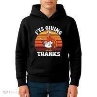 ItS Giving Thanks Nurse Thanksgiving Funny Turkey Nurse Kids Hoodie thumb 4