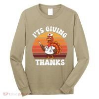 ItS Giving Thanks Nurse Thanksgiving Funny Turkey Nurse Long Sleeve Shirt thumb 0