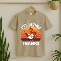 ItS Giving Thanks Nurse Thanksgiving Funny Turkey Nurse T-Shirt thumb 2