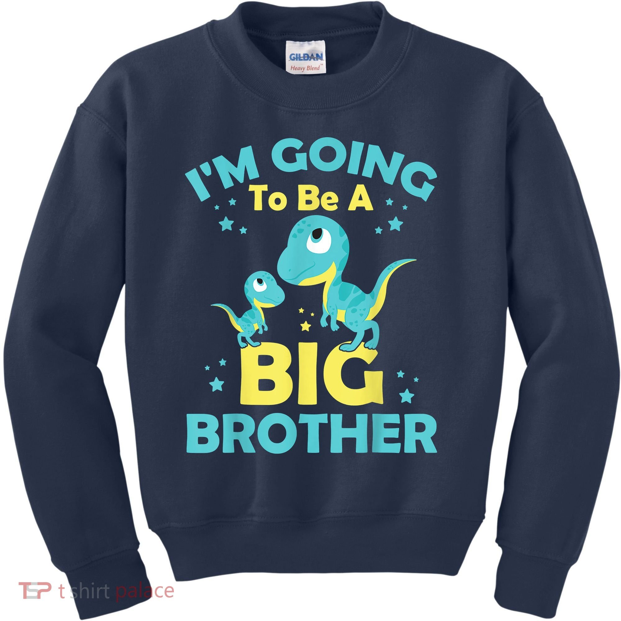 I'm Going To Be A Big Brother Family Dinosaur Cute Funny Kids Sweatshirt