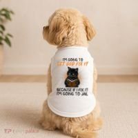 I'm Going To Let God Fix It Funny Cat Doggie Tank thumb 2