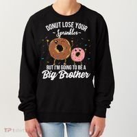 Im Going To Be A Big Brother Funny Donut Baby Announcement Women's Sweatshirt thumb 0