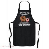 Im Going To Be A Big Brother Funny Donut Baby Announcement Apron thumb 0