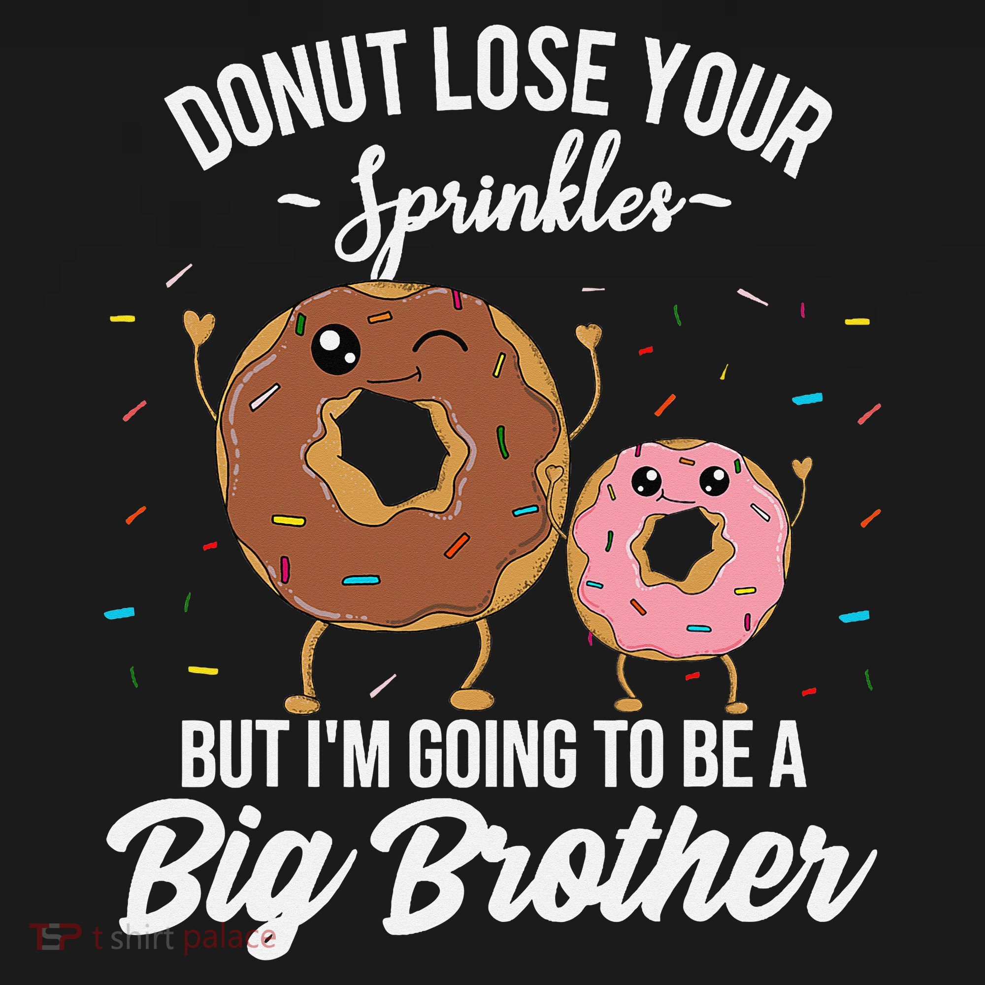 Im Going To Be A Big Brother Funny Donut Baby Announcement Apron