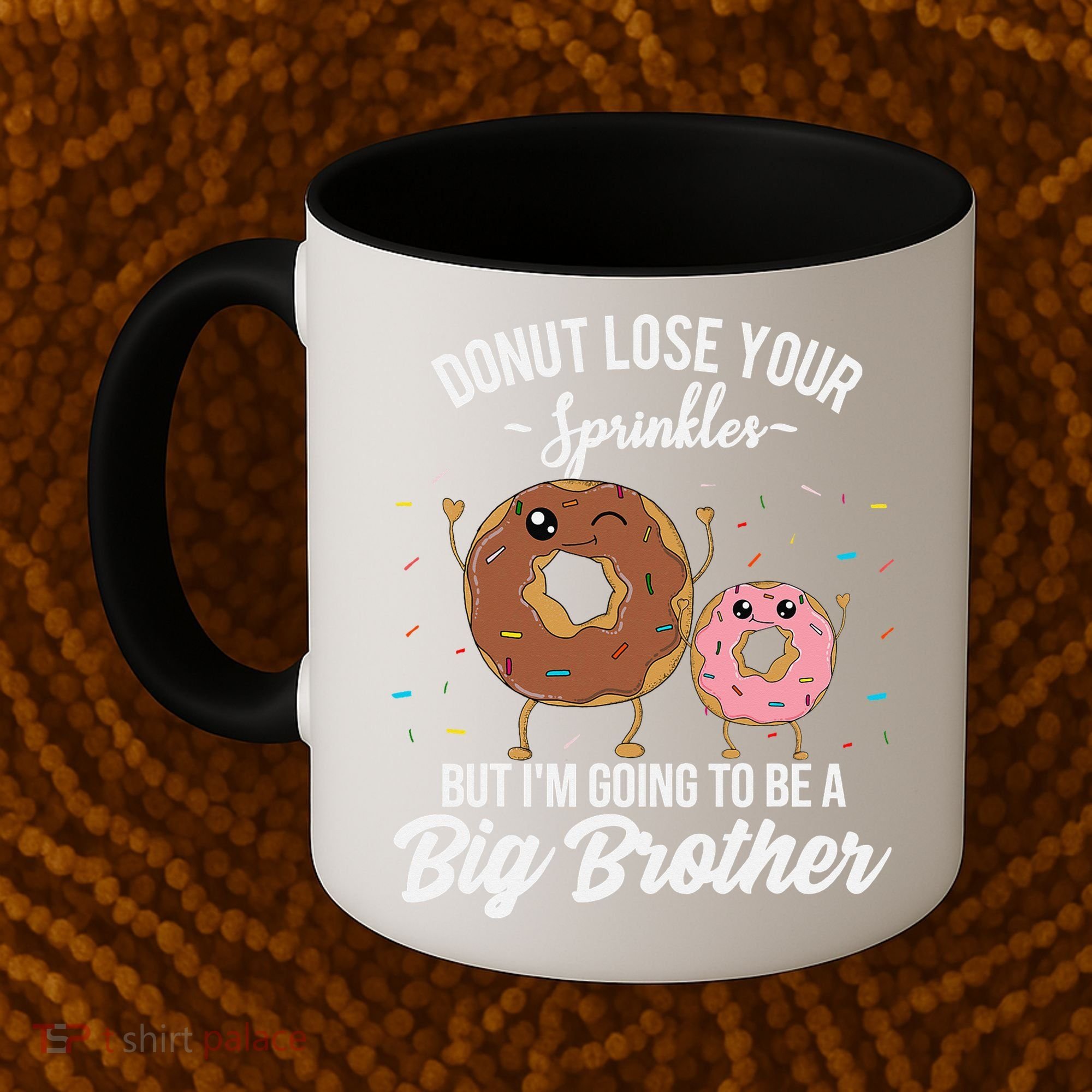 Im Going To Be A Big Brother Funny Donut Baby Announcement Coffee Mug
