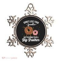 Im Going To Be A Big Brother Funny Donut Baby Announcement Ornament thumb 0