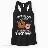 Im Going To Be A Big Brother Funny Donut Baby Announcement Women's Tank Top thumb 0