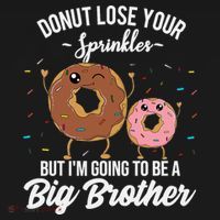 Im Going To Be A Big Brother Funny Donut Baby Announcement Visor thumb 3