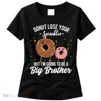 Im Going To Be A Big Brother Funny Donut Baby Announcement Women's T-Shirt thumb 0