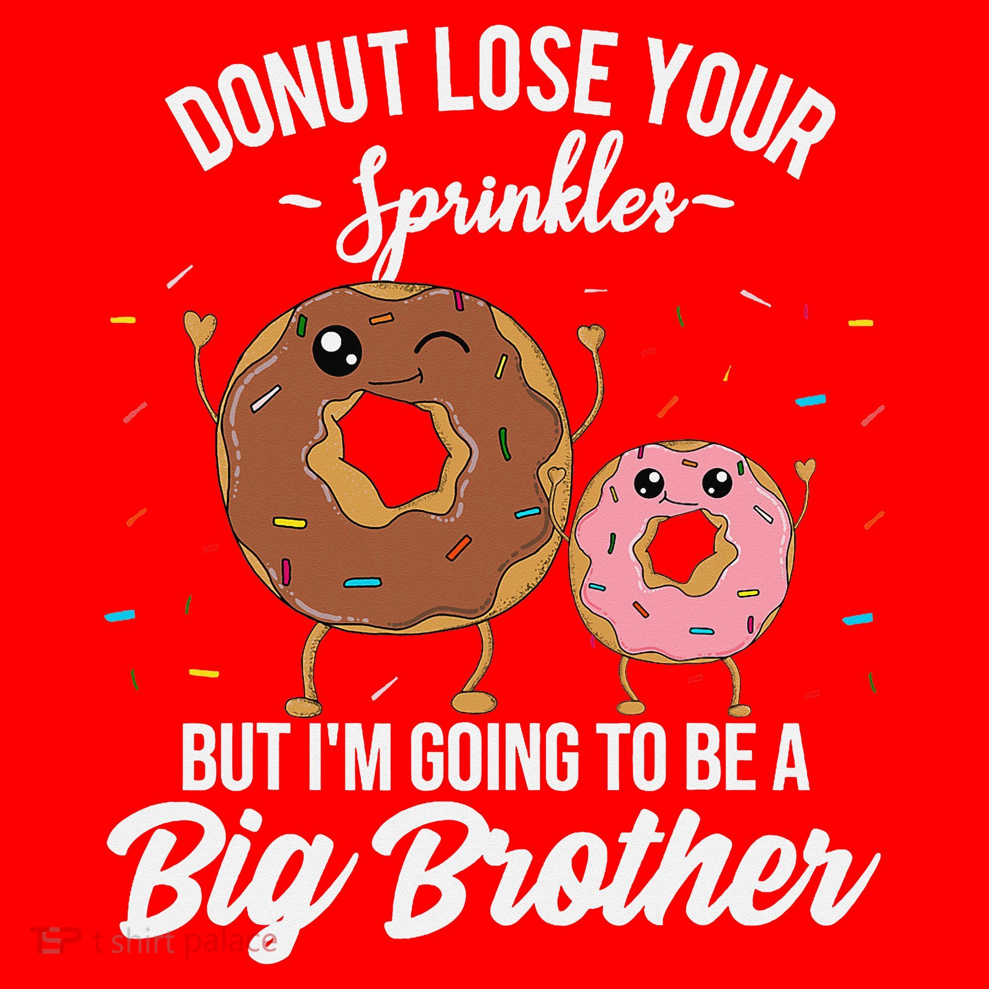 Im Going To Be A Big Brother Funny Donut Baby Announcement Santa Hat