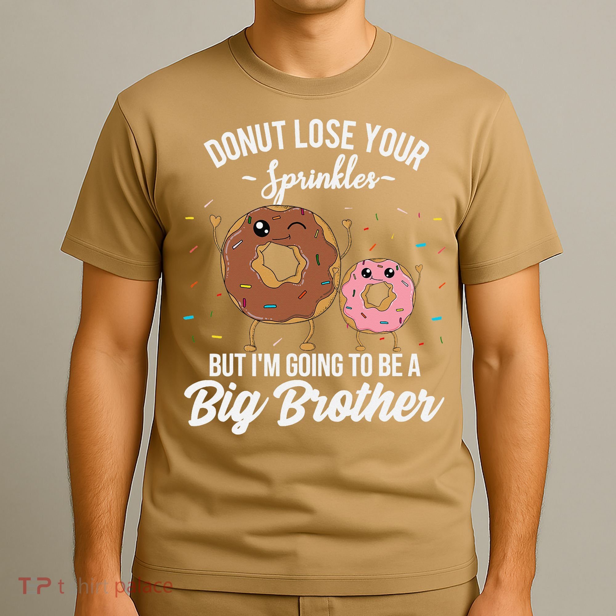 Im Going To Be A Big Brother Funny Donut Baby Announcement T-Shirt