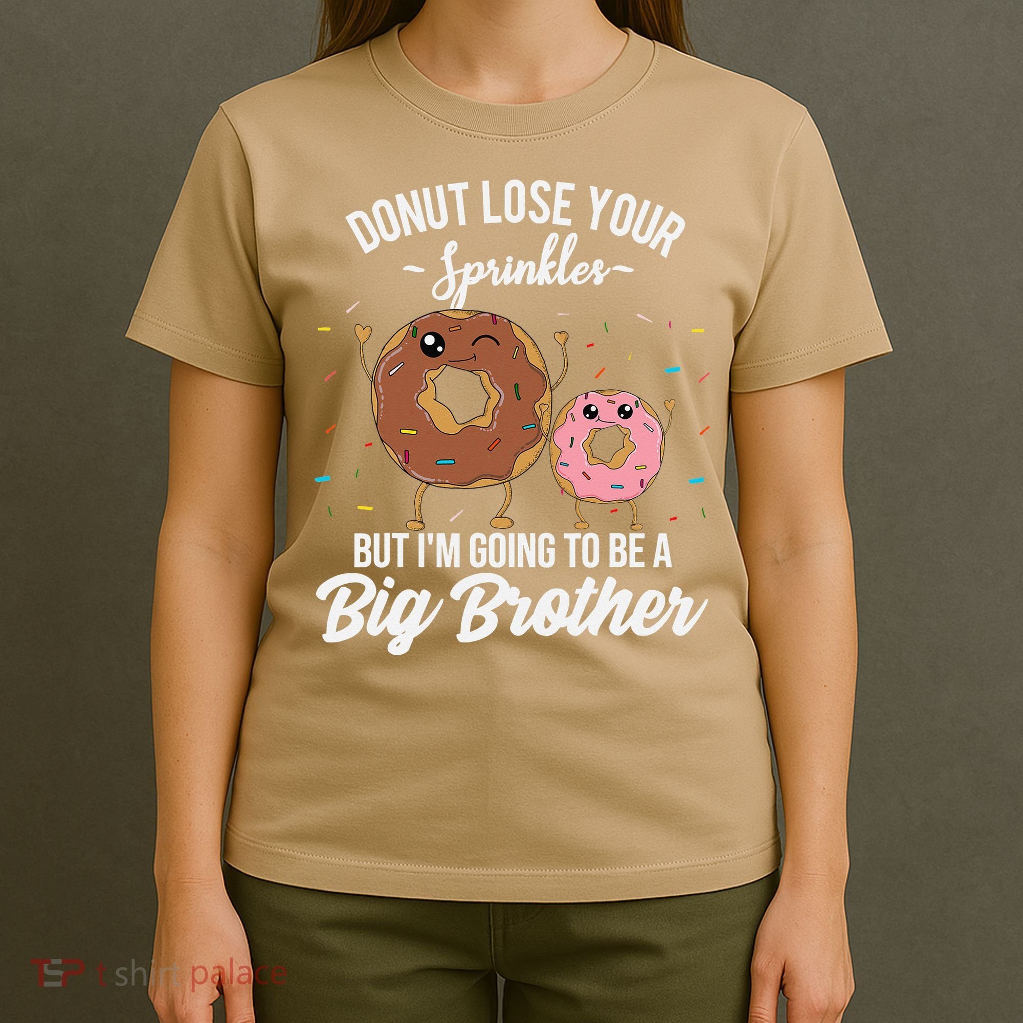 Im Going To Be A Big Brother Funny Donut Baby Announcement T-Shirt