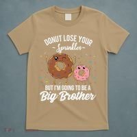 Im Going To Be A Big Brother Funny Donut Baby Announcement T-Shirt thumb 5