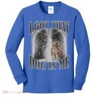 I Got That Dog In Me Funny Kids Long Sleeve Shirt thumb 0