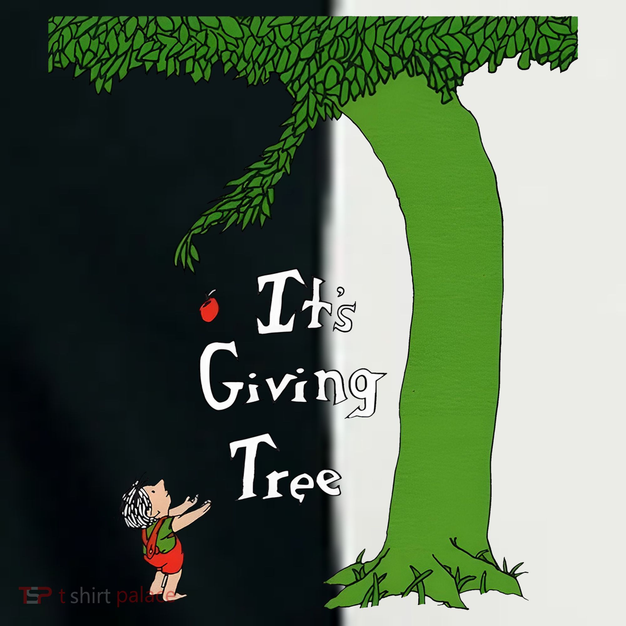 ItS Giving Tree Women's Tri-Blend 3/4-Sleeve Raglan Shirt