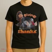 It’S Giving Thanks Turkey Thanksgiving T-Shirt thumb 3