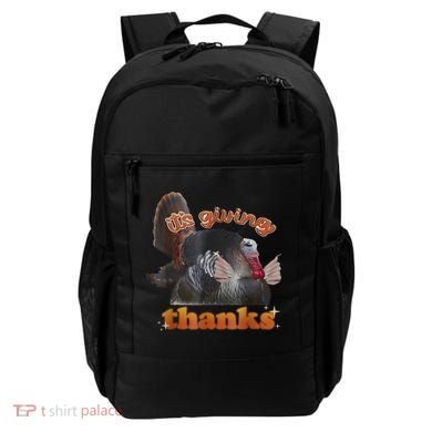 It’S Giving Thanks Turkey Thanksgiving Backpack