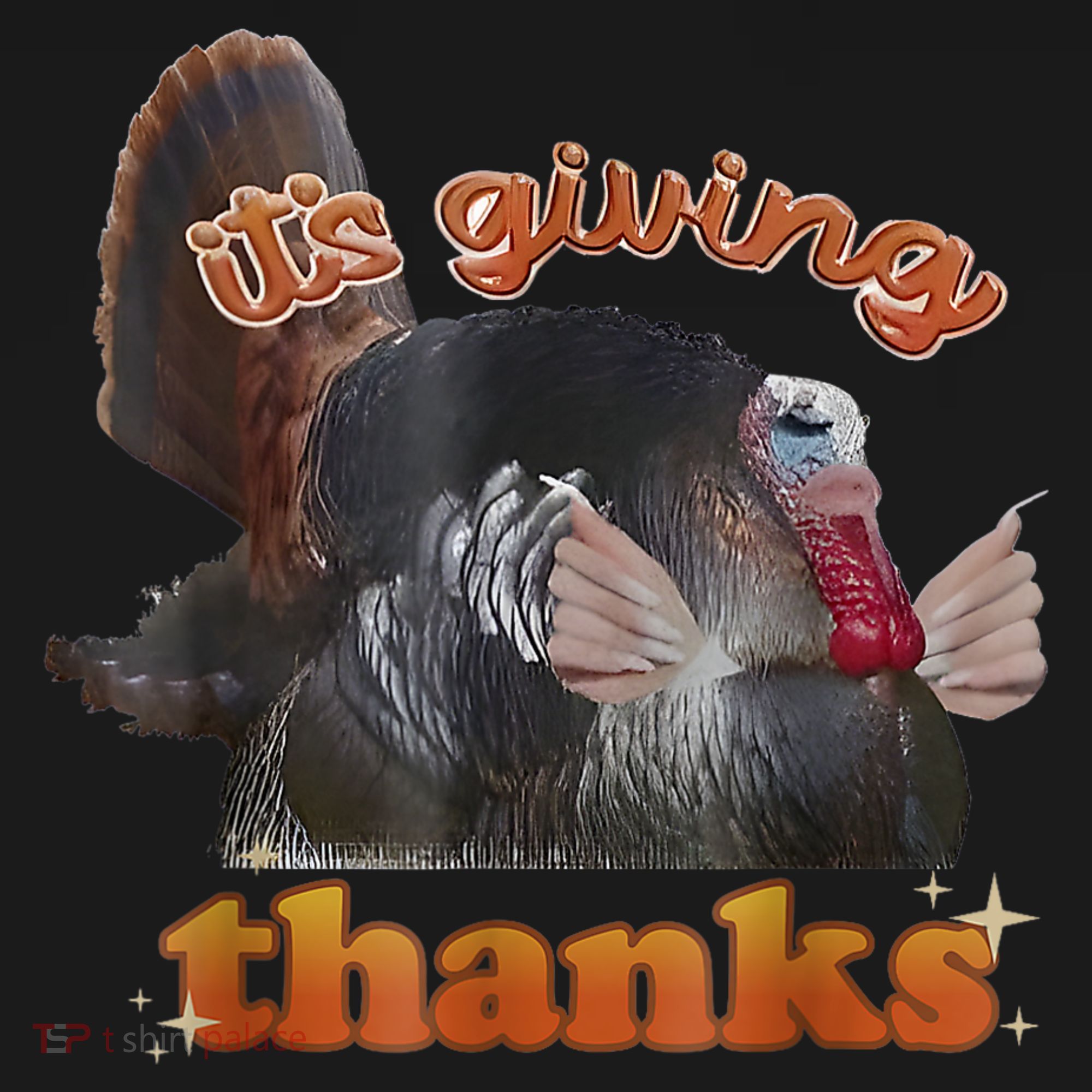 It’S Giving Thanks Turkey Thanksgiving Tank Top