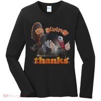 It’S Giving Thanks Turkey Thanksgiving Women's Long Sleeve Shirt thumb 0