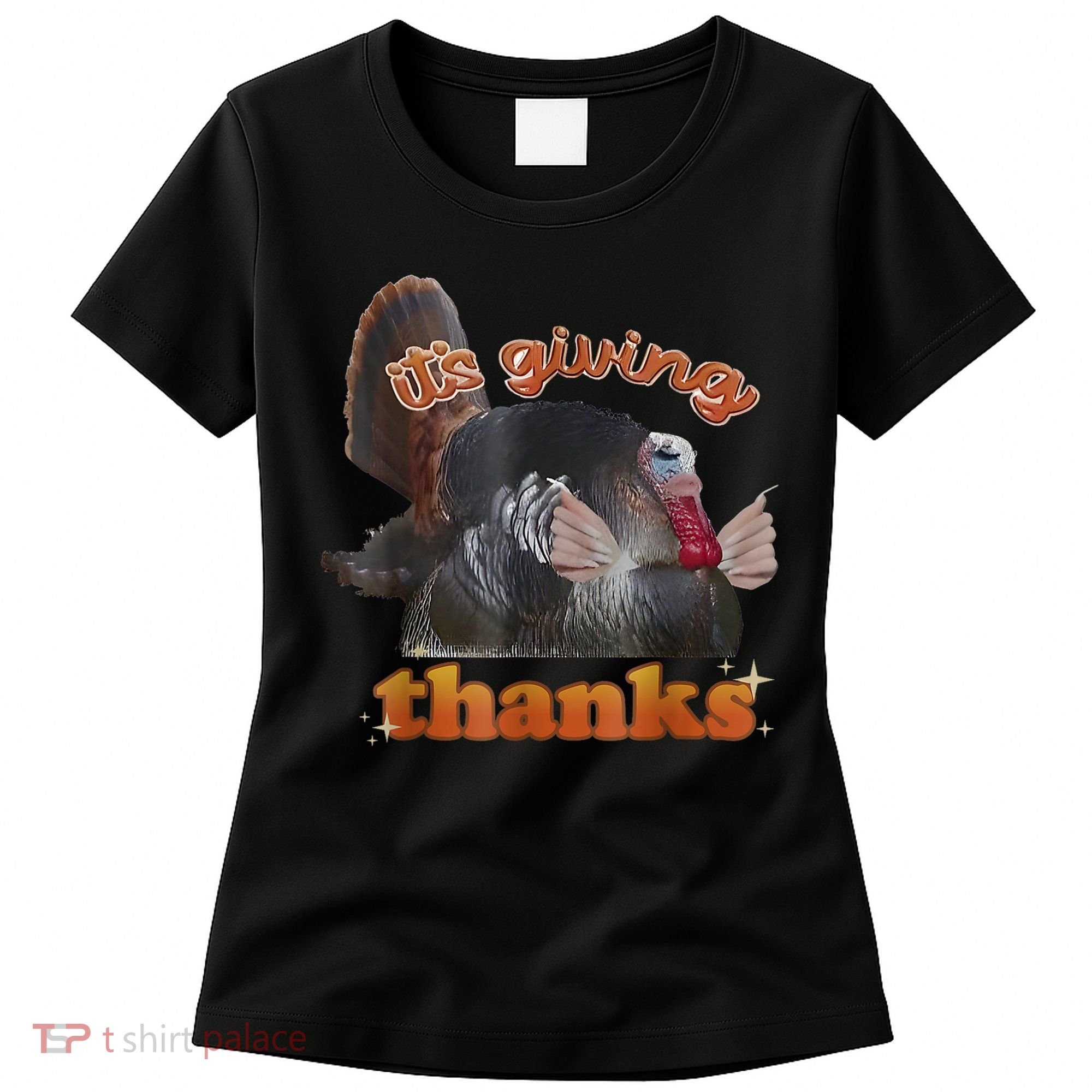 It’S Giving Thanks Turkey Thanksgiving Women's T-Shirt