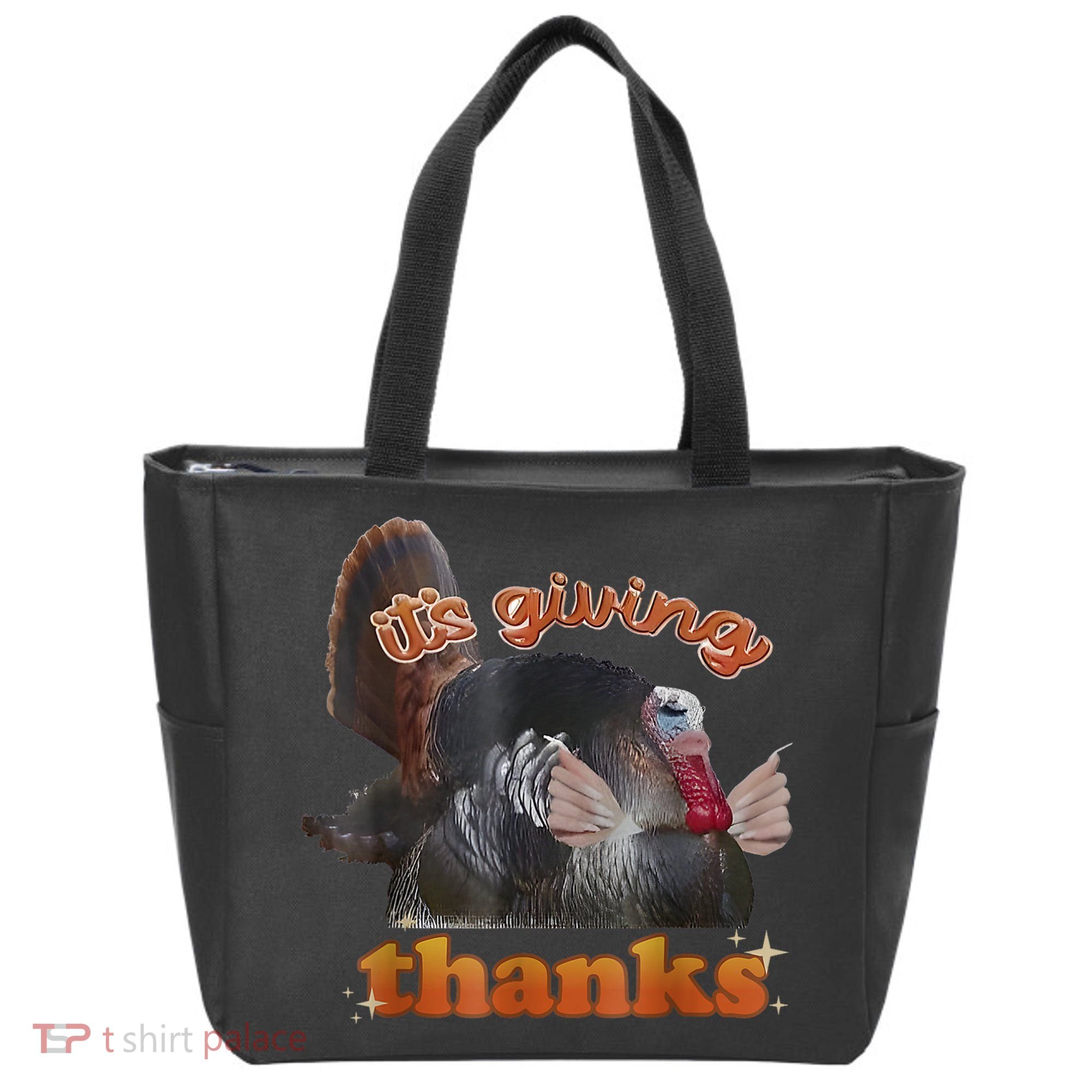 It’S Giving Thanks Turkey Thanksgiving Tote Bag
