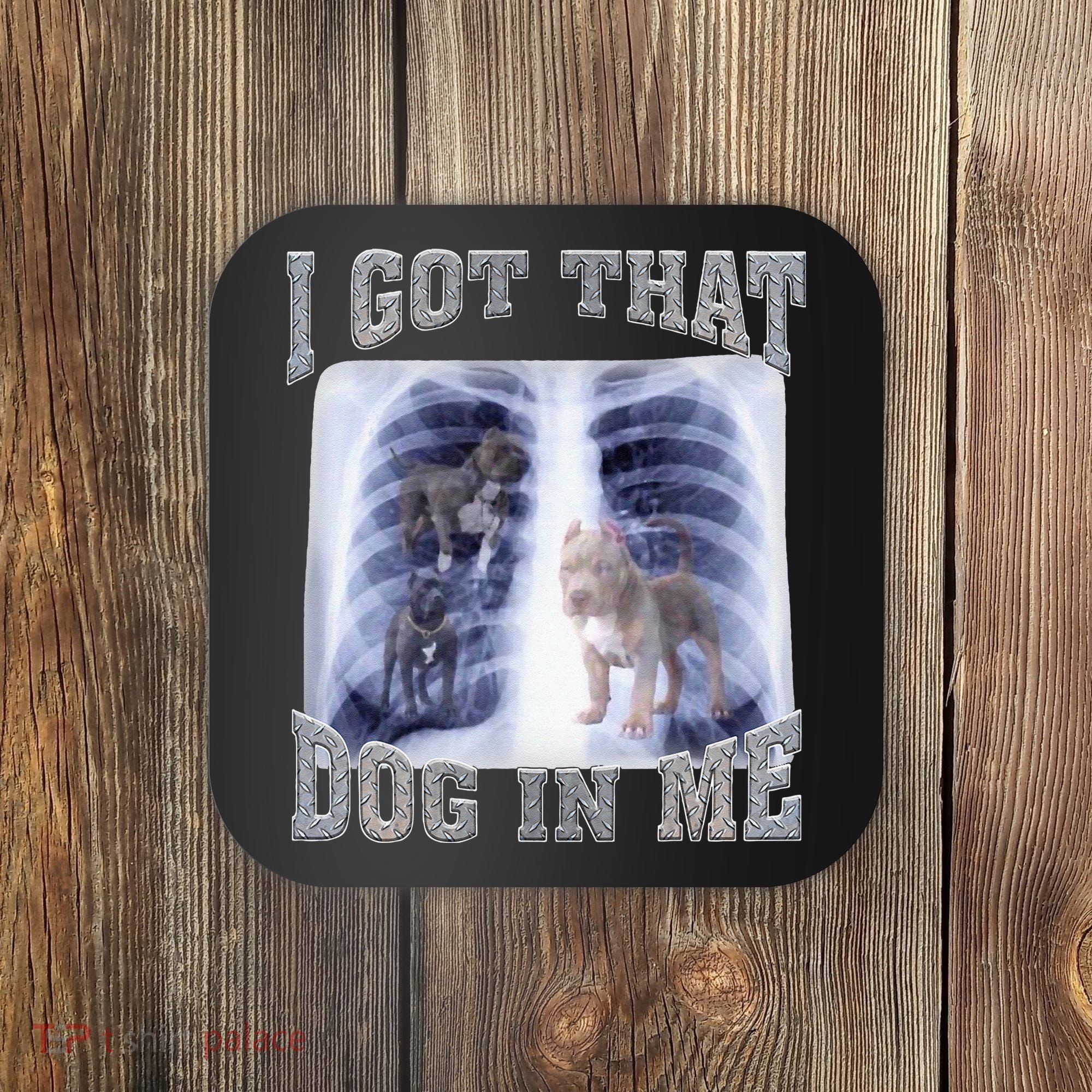 I Got That Dog In Me Xray Meme Coaster