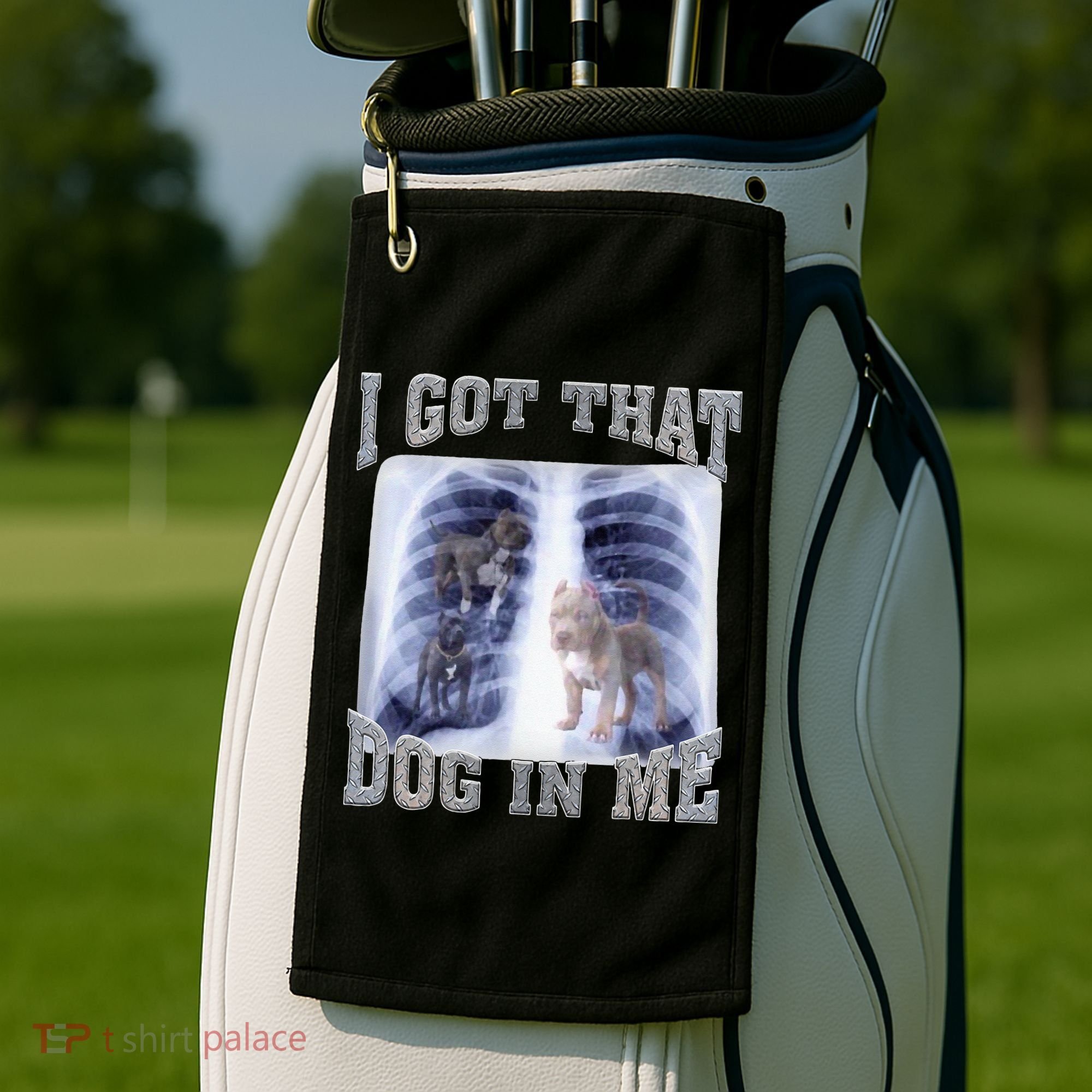 I Got That Dog In Me Xray Meme Golf Towel