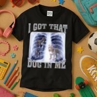 I Got That Dog In Me Xray Meme Kids T-Shirt thumb 3