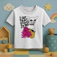 I Got That Dog In Me Chihuahua Toddler T-Shirt thumb 3