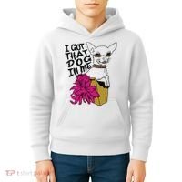 I Got That Dog In Me Chihuahua Kids Hoodie thumb 4
