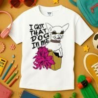 I Got That Dog In Me Chihuahua Kids T-Shirt thumb 3