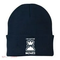 I Got The Moves Chess Beanie thumb 0