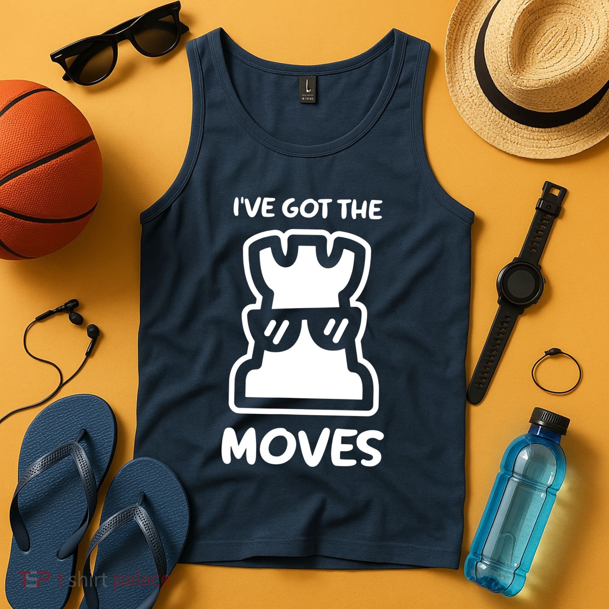 I Got The Moves Chess Tank Top
