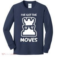 I Got The Moves Chess Kids Long Sleeve Shirt thumb 0