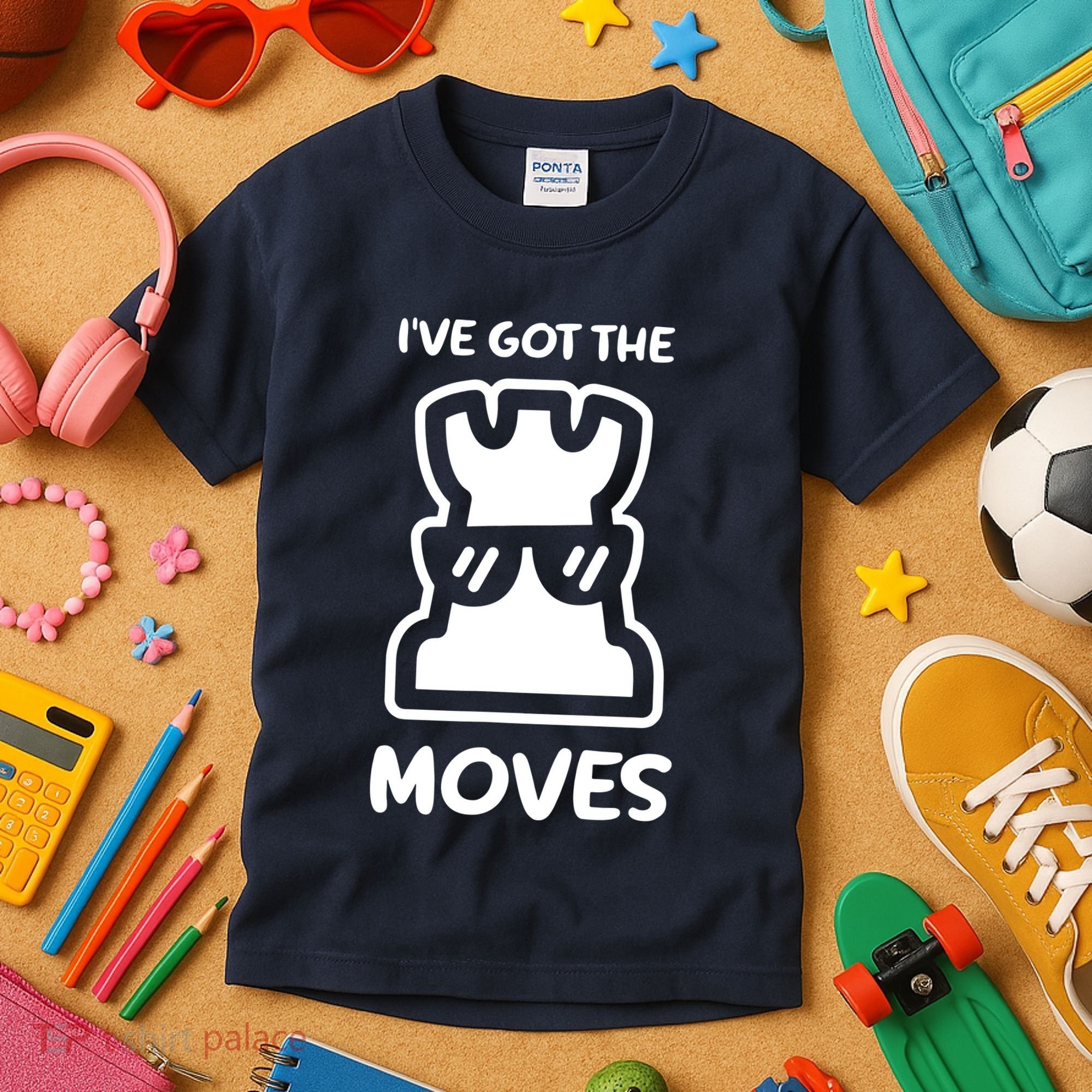 I Got The Moves Chess Kids T-Shirt