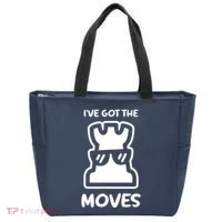 I Got The Moves Chess Tote Bag thumb 0