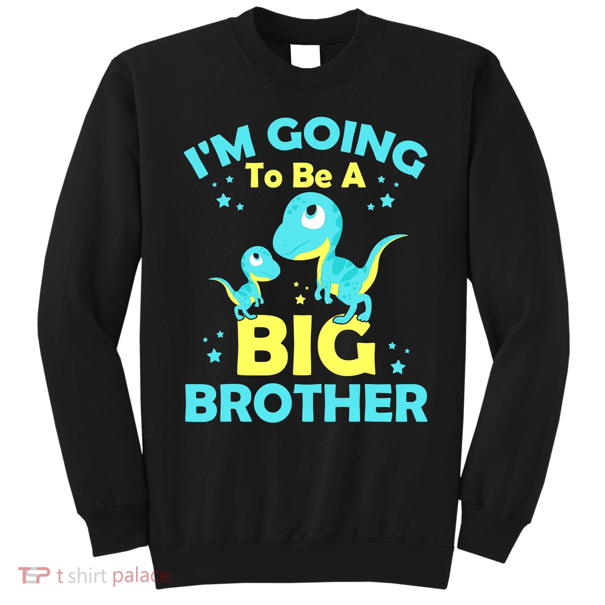 I'm Going To Be A Big Brother Cute Dinosaur Sweatshirt