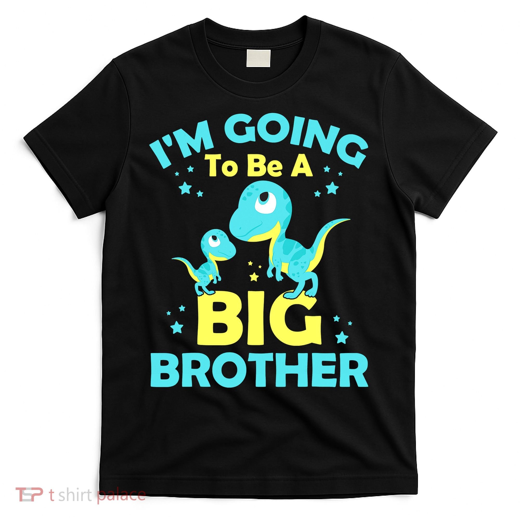 I'm Going To Be A Big Brother Cute Dinosaur T-Shirt