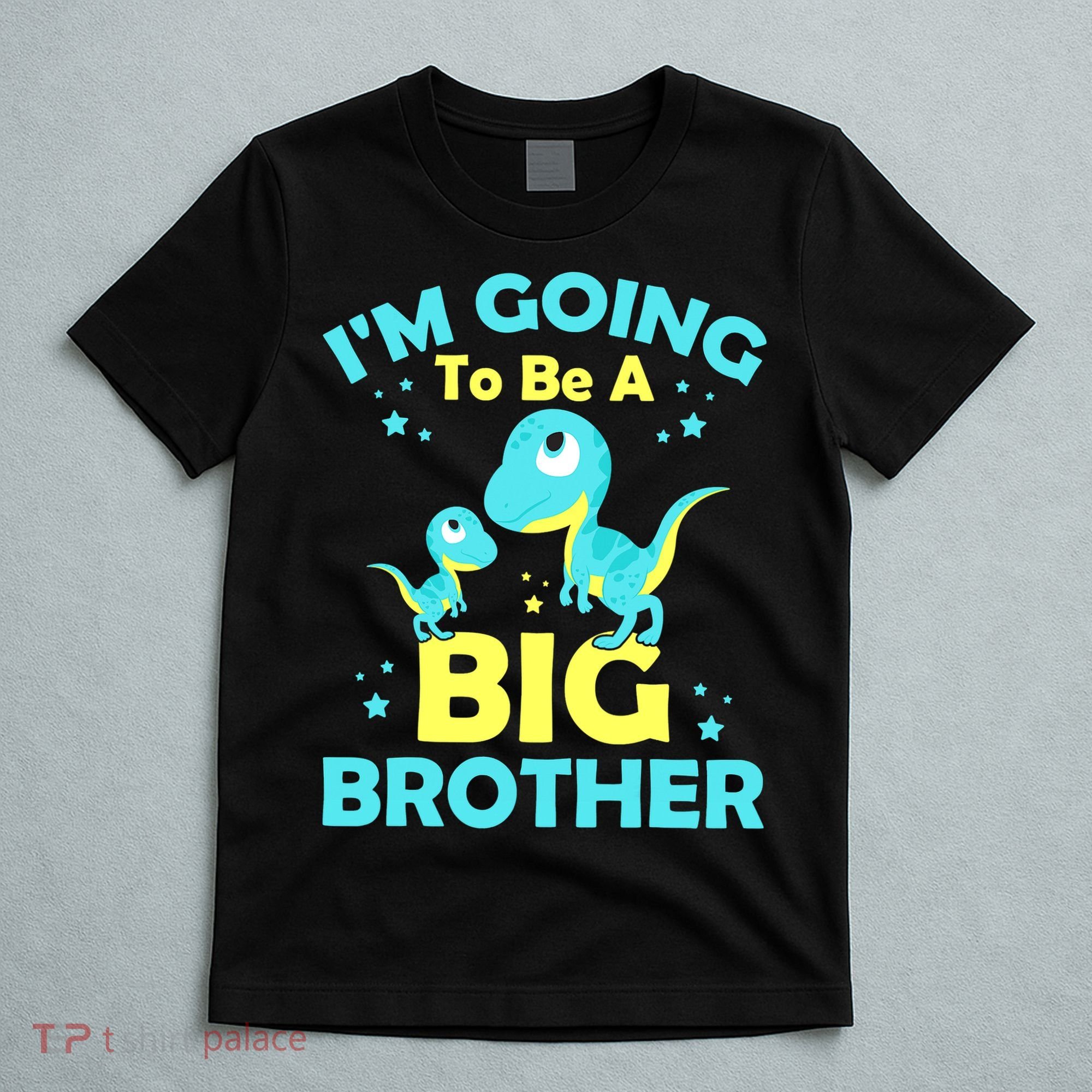 I'm Going To Be A Big Brother Cute Dinosaur T-Shirt