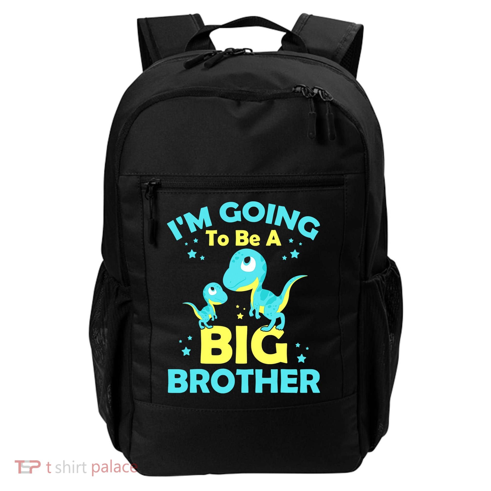 I'm Going To Be A Big Brother Cute Dinosaur Backpack