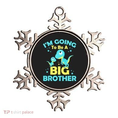 I'm Going To Be A Big Brother Cute Dinosaur Ornament