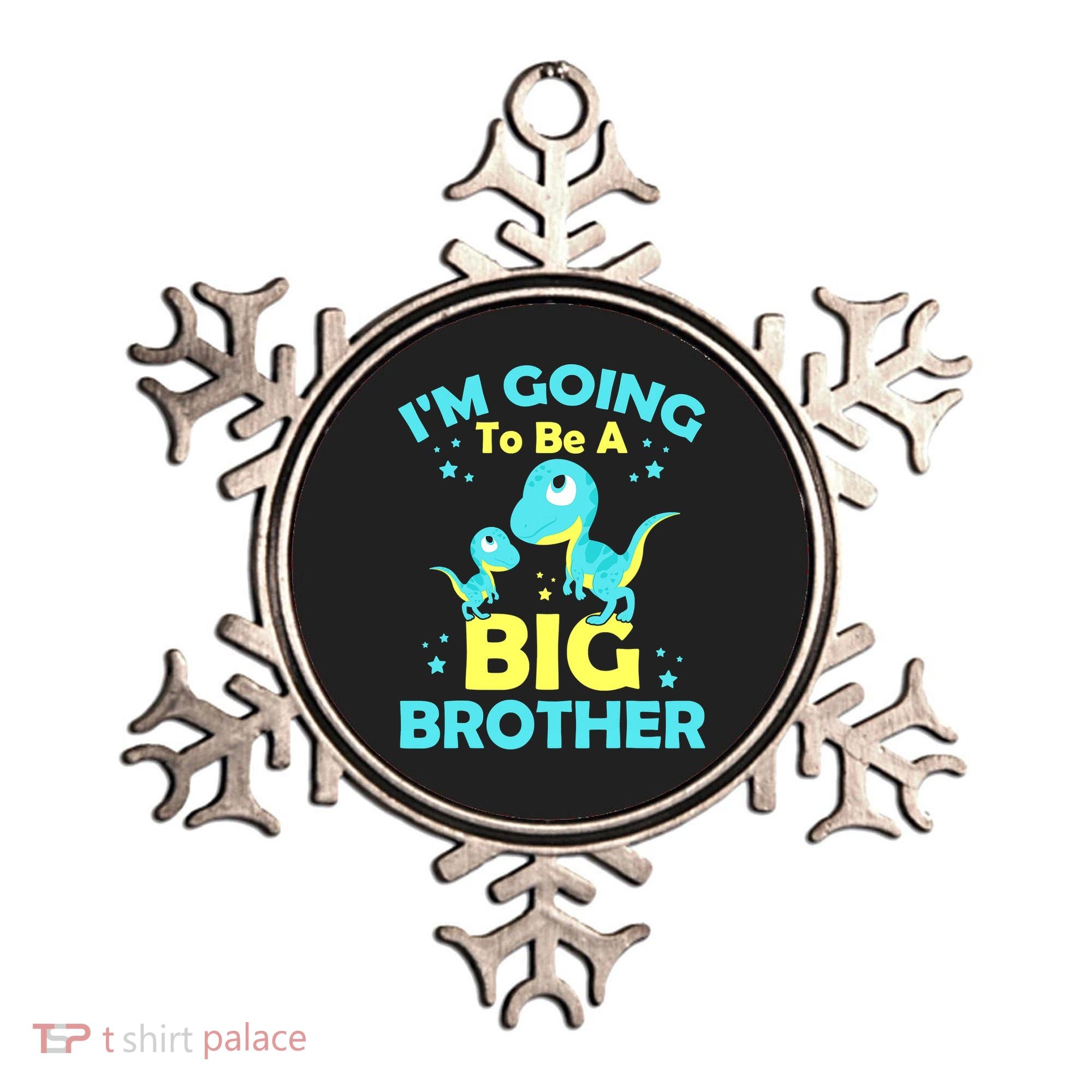 I'm Going To Be A Big Brother Cute Dinosaur Ornament