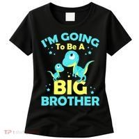 I'm Going To Be A Big Brother Cute Dinosaur Women's T-Shirt thumb 0